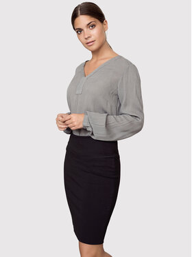Kaffe Kaffe Bleistiftrock Penny 501040 Schwarz Slim Fit