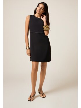 Oltre Oltre Vestito da giorno 7005R104955N033 Nero Slim Fit