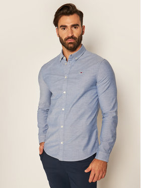 Tommy Jeans Tommy Jeans Camicia Oxford DM0DM09594 Blu Slim Fit