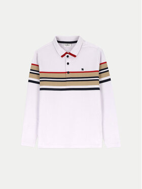 Coccodrillo Coccodrillo Tricou polo ZC4143501EJB Alb Regular Fit
