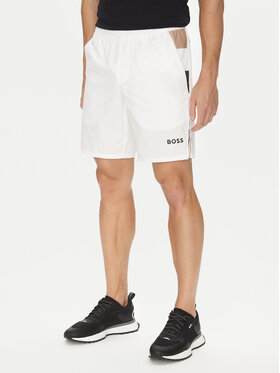 BOSS BOSS Спортивні шорти S_T-Match 50541370 Білий Regular Fit