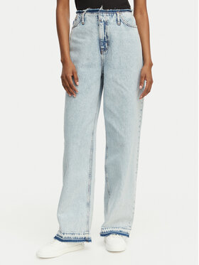 HUGO HUGO Teksad Leni 50557022 Helesinine Loose Fit