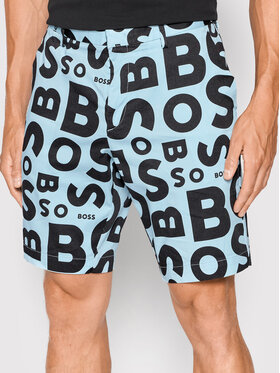 Boss Boss Szorty materiałowe Slice 50468194 Niebieski Slim Fit