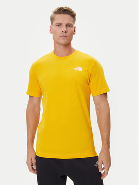 The North Face The North Face T-Shirt Redbox NF0A87NP Gelb Regular Fit