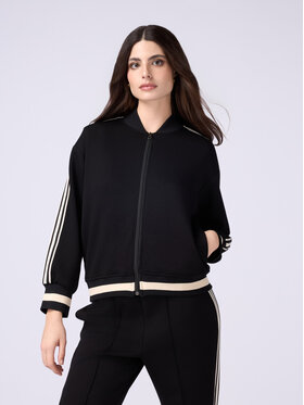 Oltre Oltre Bluza G952J004218N0Z3 Czarny Cropp Fit