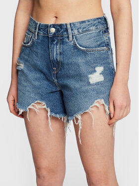Pepe Jeans Pepe Jeans Džinsiniai šortai Marly PL801009 Mėlyna Regular Fit
