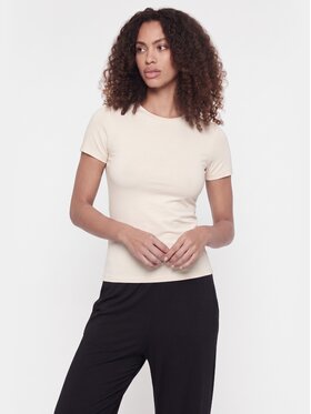 BASICLO BASICLO T-Shirt W-2254 Biały Slim Fit