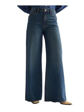Wrangler Wrangler Jeansy 112386691 Granatowy Wide Leg