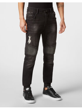 PHILIPP PLEIN PHILIPP PLEIN Jeansy 1371 Šedá Jegging Fit