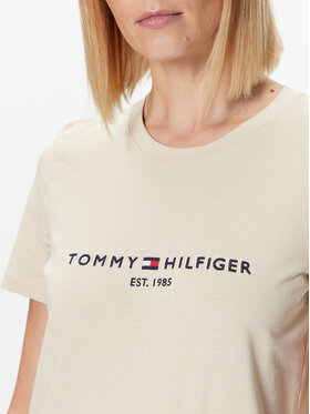 Tommy Hilfiger Majica WW0WW28681 Bež Regular Fit