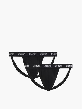 Atlantic Atlantic Slipy Jock Strap magic pocket Czarny