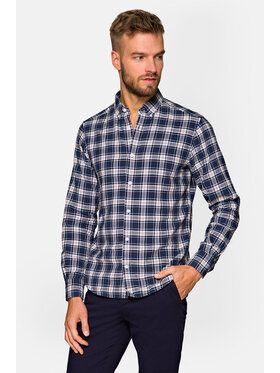 Lancerto Lancerto Koszula Eunice KO073121000036 Granatowy Slim Fit