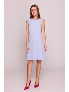 Stylove Stylove Sukienka codzienna S408 Błękitny A-Line Fit