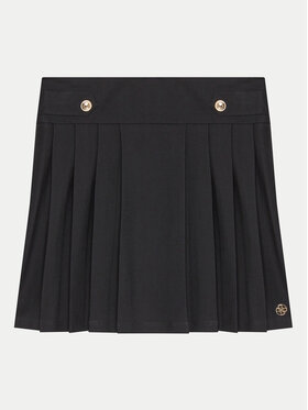 Guess Guess Plisovaná sukňa J4BD10 KAUH0 Čierna Regular Fit