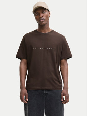 Jack&Jones Jack&Jones T-Shirt Star 12234746 Brązowy Relaxed Fit