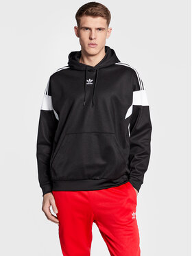 adidas adidas Džemperis Adicolor Classics Cut Line Hoodie HS2065 Juoda Loose Fit