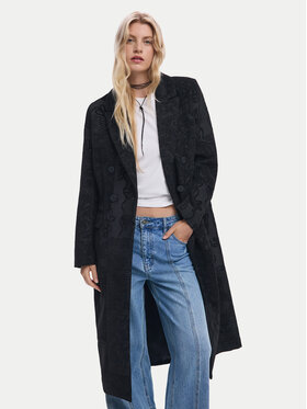 Desigual Desigual Palton Patch 25WWEW16 Negru Regular Fit