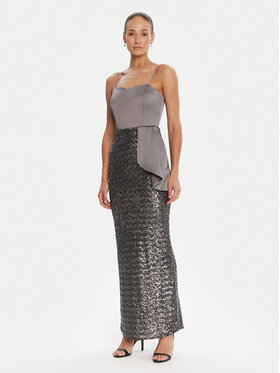 Rinascimento Rinascimento Abendkleid CFC0124976003 Grau Slim Fit