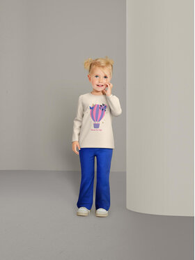 NAME IT NAME IT Μπλουζάκι 13219821 Εκρού Regular Fit