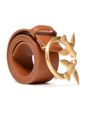 PINKO Pinko Dámský pásek Love Berry Simply Waist Belt PE 21 PLT01 1H20VX Y6XF Hnědá