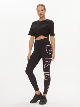 DKNY Sport Leggings DP3P1960 Ružičasta Slim Fit