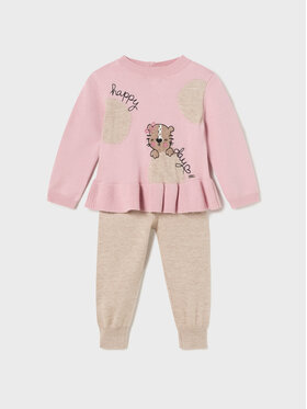 Mayoral Mayoral Set bluză și pantalon 2.528 Roz Regular Fit