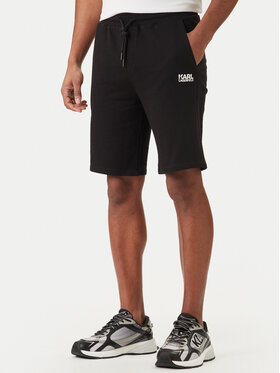 KARL LAGERFELD KARL LAGERFELD Szorty sportowe 705783 562917 Czarny Regular Fit
