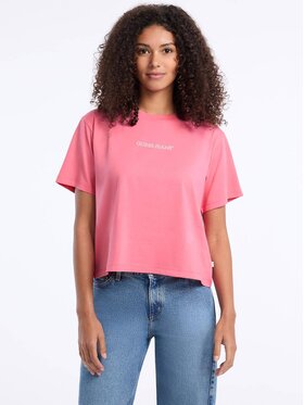 Guess Jeans Guess Jeans T-Shirt 170163 Różowy Classic Fit