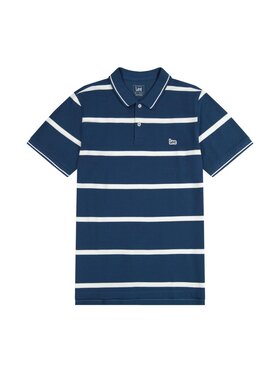 Lee Lee Polo PIQUE POLO 112363857 Niebieski Regular Fit