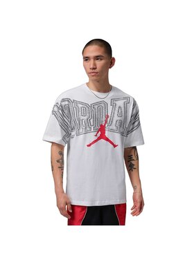 Nike Nike T-Shirt M J NEW STRETCH GFX SS CREW IQ0708-100 Biały Regular Fit