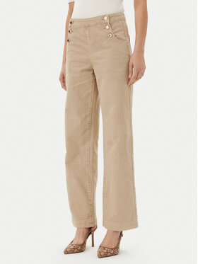 Morgan Morgan Stoffhose 251-PICHAK Beige Wide Leg