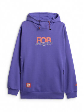 4F 4F Bluza FOB Fioletowy Loose Fit