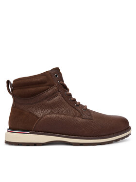 Tommy Hilfiger Tommy Hilfiger Schnürschuhe Corporate W FM0FM05606 Braun