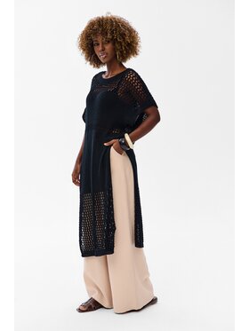 blue shadow blue shadow Tunika Amar Czarny Regular Fit