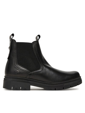 Tamaris Tamaris Kotníková obuv s elastickým prvkem 1-25407-45 Černá