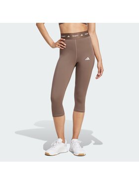 adidas adidas Legginsy 152343 Brązowy Fitted Fit