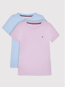 Tommy Hilfiger Tommy Hilfiger Komplet 2 t-shirtów UG0UG00307 Kolorowy Regular Fit