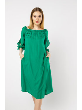 QUIOSQUE QUIOSQUE Sukienka codzienna VOCENSE DRESS Zielony Regular Fit