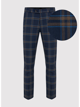 Pako Lorente Pako Lorente Spodnie garniturowe P23SP-6G-033 Granatowy Slim Fit
