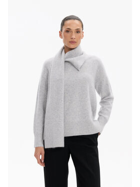 Deni Cler Milano Deni Cler Milano Sweter T-DC-S464-F5-90-81-1 Szary Regular Fit