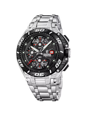 Festina Festina Zegarek F20754-6 Srebrny