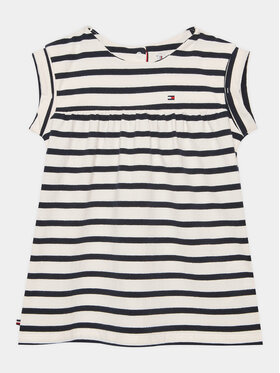 Tommy Hilfiger Tommy Hilfiger Haljina za svaki dan KN0KN01627 Bijela Regular Fit