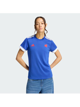 adidas adidas Koszulka techniczna 162322 Błękitny Regular Fit