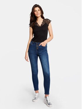 Morgan Morgan Bluse 222-DELO Schwarz Regular Fit