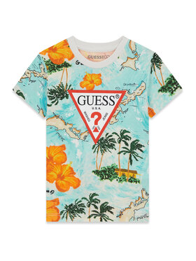 Guess Guess T-Shirt N6GI02 K8HM4 Kolorowy Regular Fit