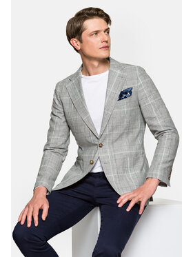 Lancerto Lancerto Marynarka Nigeria MA092122000003 Szary Slim Fit