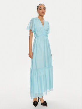 Haveone Haveone Sommerkleid AFF-L013 Blau Regular Fit