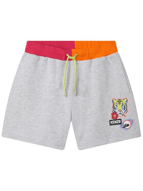 Kenzo Kids Kenzo Kids Шорти от плат K14247 S Сив Regular Fit