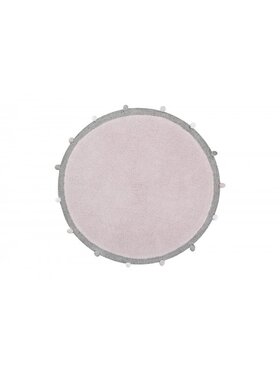 Lorena Canals Lorena Canals Dywan dziecięcy Dywan Bawełniany Bubbly Soft Pink Ø120 cm Różowy