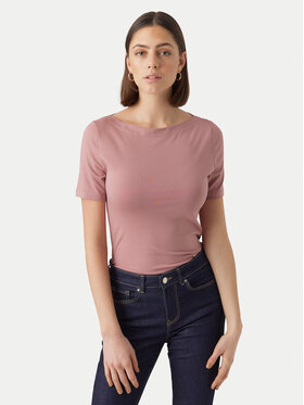 Vero Moda Vero Moda T-shirt Panda 10231753 Ružičasta Regular Fit